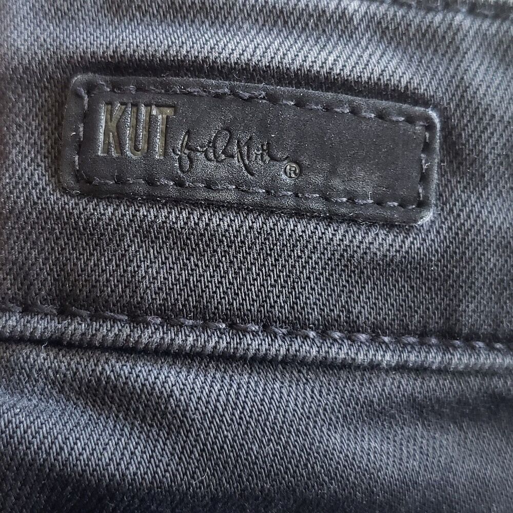Kut from the Kloth Jeans Natalie High Rise Bootcut Sz. 6 Womens Black Denim - Picture 8 of 14